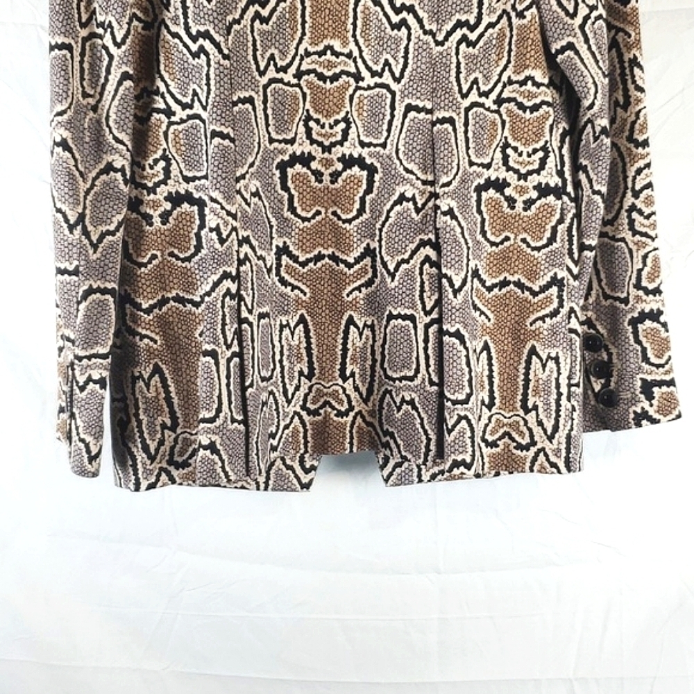 Cabi 3733 Python Snakeskin Print Double‎ Breasted… - image 8